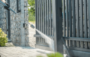 fence power washing by SDBS